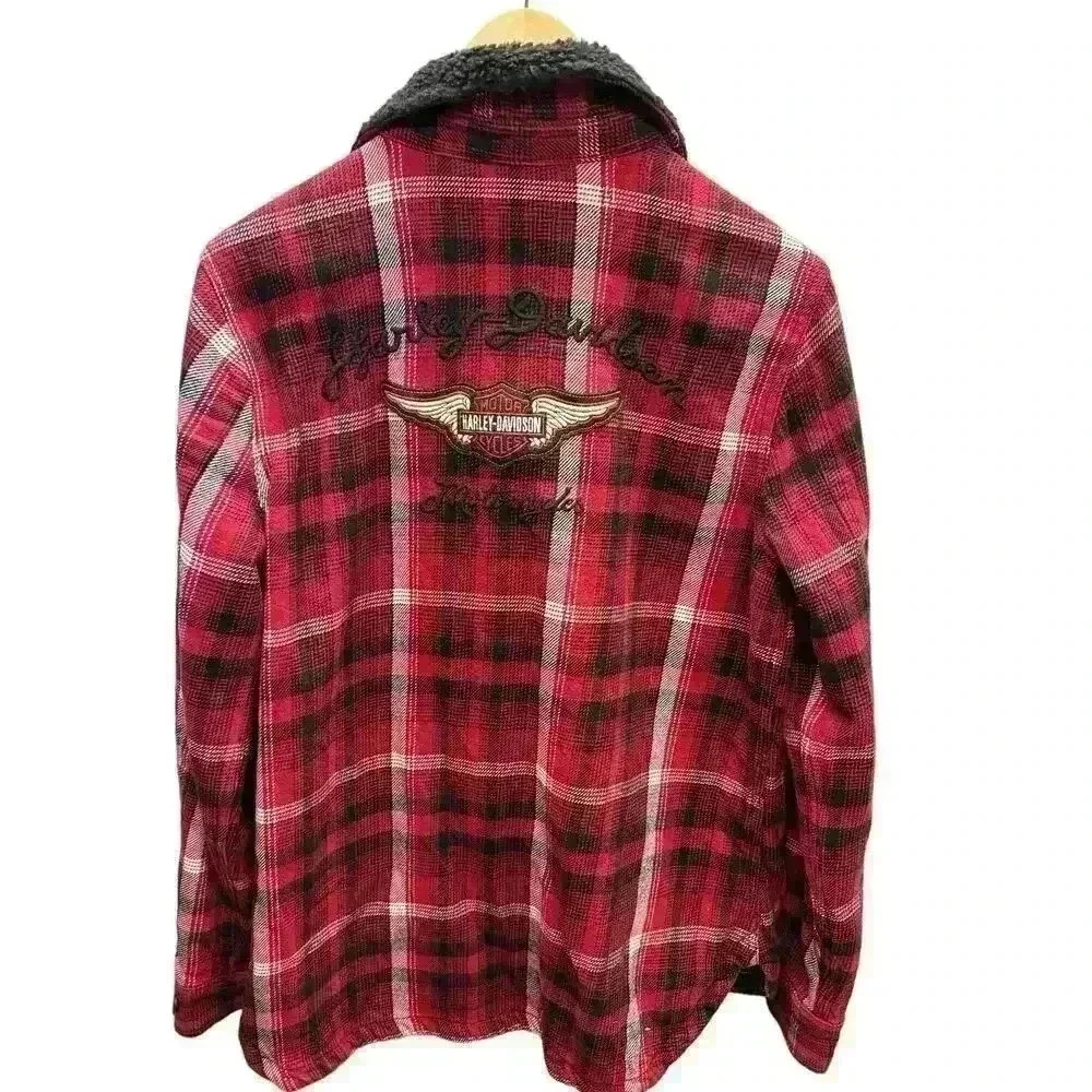 Harley-Davidson Heritage Silver Wing 'Shacket" (Shirt Jacket) Women’s Size M - Picture 6 of 12